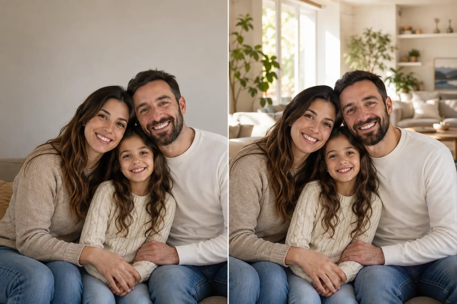 Give Family Photos a Warm, Beautiful Setting