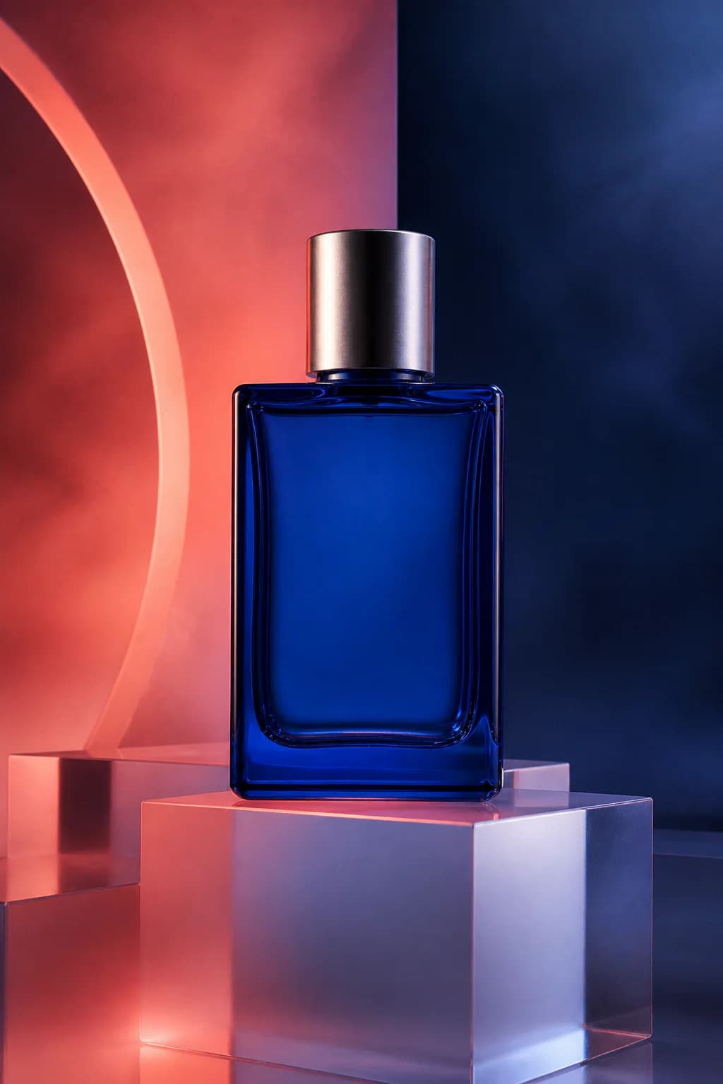Vertical luxury product photograph created as an AI Image Agent example