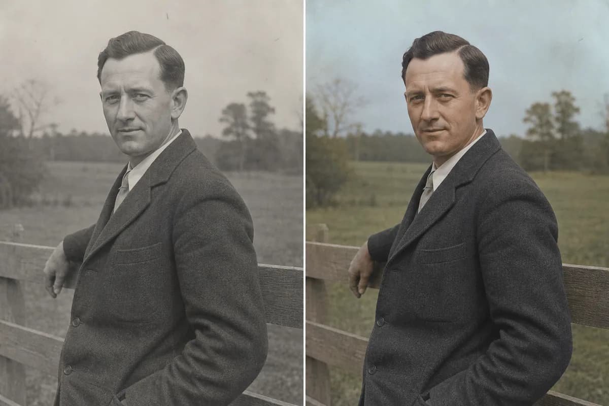 Colorize Black-and-White Photos Naturally