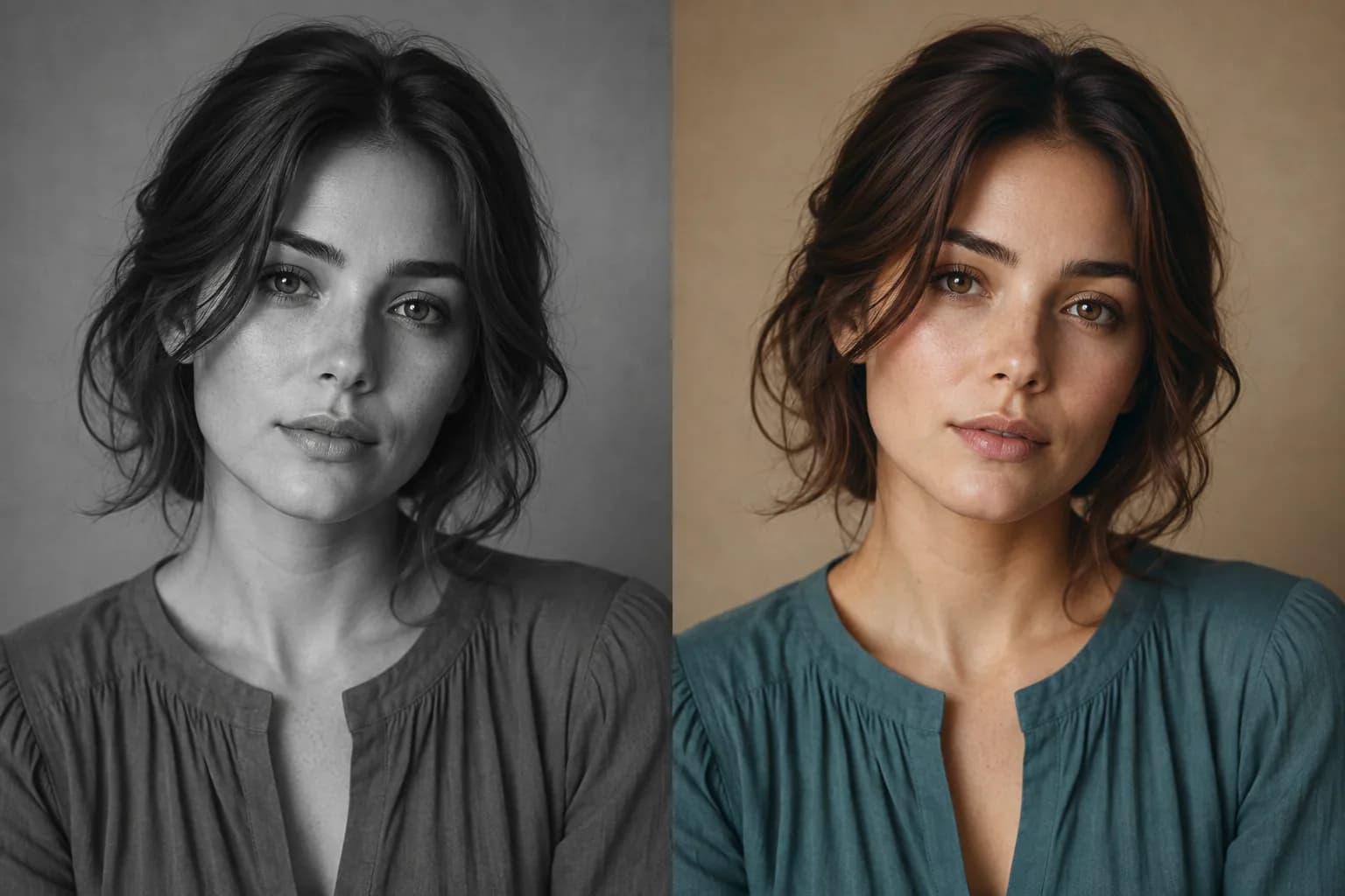 Colorize Modern Monochrome Portraits