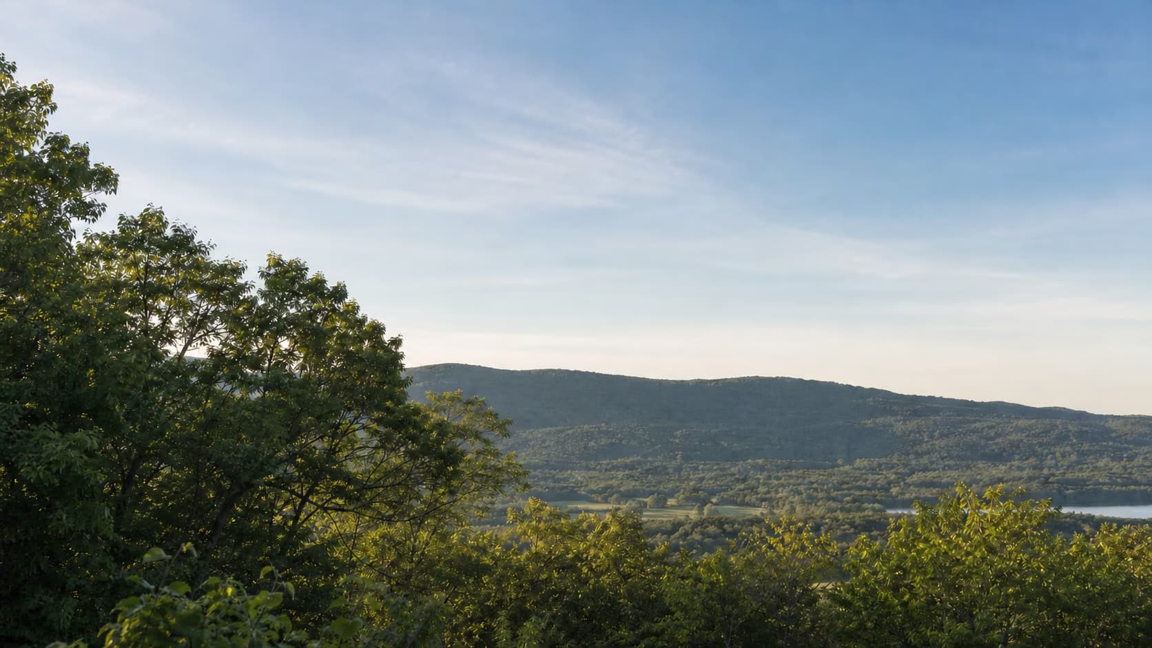 Remove Wires Across Trees and a Mountain Ridge after