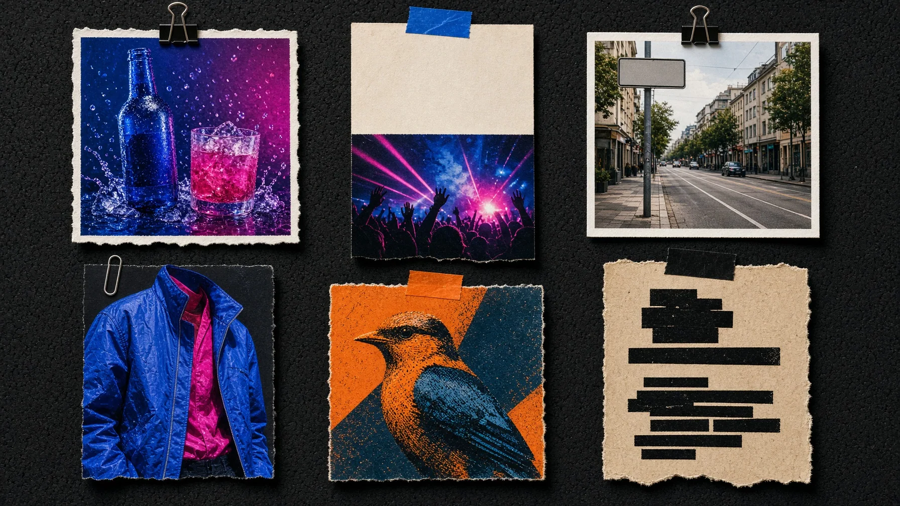 Grok AI Image Editor campaign visual with varied product, poster, social, photo, and concept editing examples