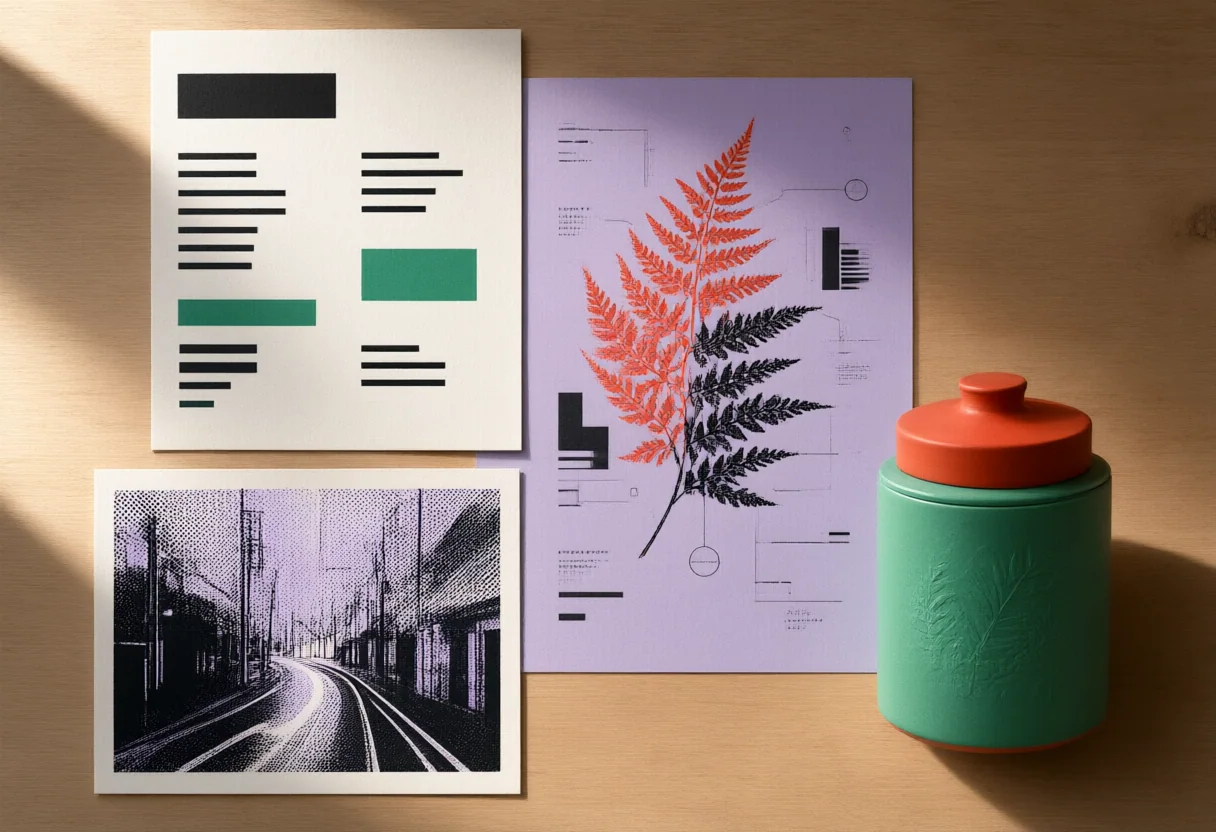 Qwen Image Edit visual showing varied multilingual layout, infographic, product, and print-style editing examples